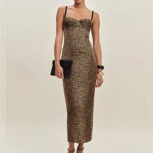Cheetah Print Maxi Dress